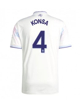 Moški Nogometna dresi replika Aston Villa Ezri Konsa #4 Tretji 2025-26 Kratek rokav Moški Nogometna dresi replika Aston Villa Ezri Konsa #4 Tretji 2025-26 Kratek rokav